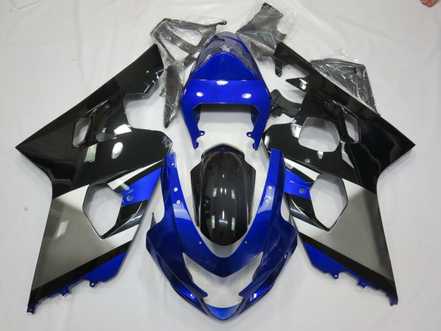 Grey Blue and Black - 2004-2005 Suzuki GSXR 600-750 Grey Blue and Black - 2004-2005 Suzuki GSXR 600-750