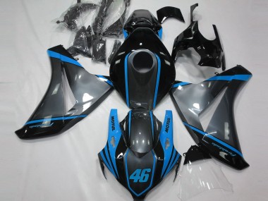 Grey Motul & Light Blue - 2008-2011 Honda CBR1000RR