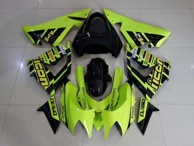 High Viz Yellow and Black - 2004-2005 Kawasaki ZX10R