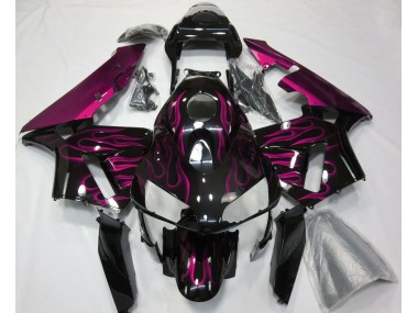 Hot Pink Flames - 2003-2004 Honda CBR600RR