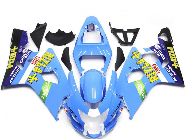 Light Blue Rizla Style - 2004-2005 Suzuki GSXR 600-750 Light Blue Rizla Style - 2004-2005 Suzuki GSXR 600-750