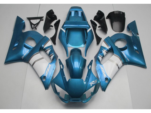 Light Blue & White - 1998-2002 Yamaha R6
