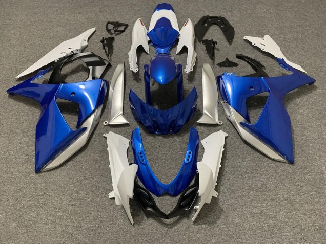 Light Blue & White - 2009-2016 Suzuki GSXR 1000 Light Blue & White - 2009-2016 Suzuki GSXR 1000