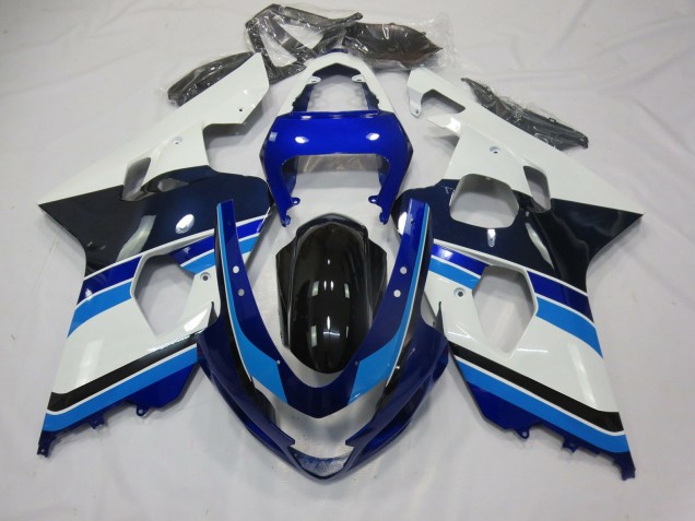 Light Blue White and Black - 2004-2005 Suzuki GSXR 600-750 Light Blue White and Black - 2004-2005 Suzuki GSXR 600-750