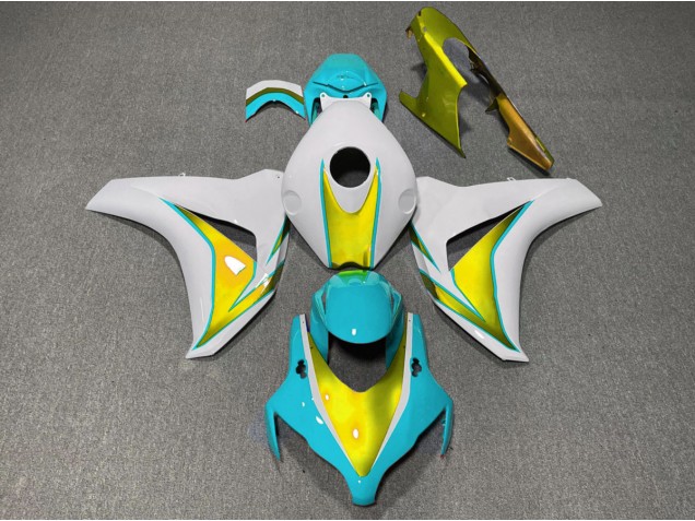 Light Blue and Gold - 2008-2011 Honda CBR1000RR Light Blue and Gold - 2008-2011 Honda CBR1000RR
