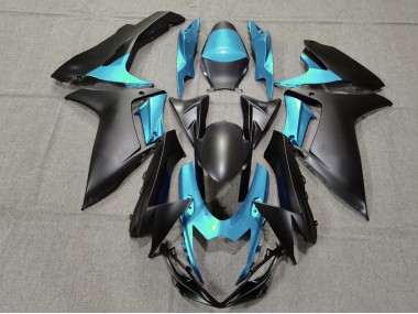 Light Blue and Matte Black - 2011-2024 Suzuki GSXR 600-750