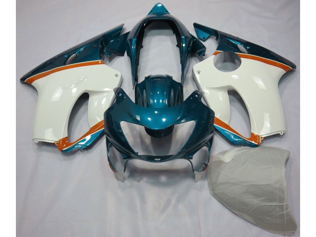 Light Blue and Orange - 1999-2000 Honda CBR600 F4 Light Blue and Orange - 1999-2000 Honda CBR600 F4