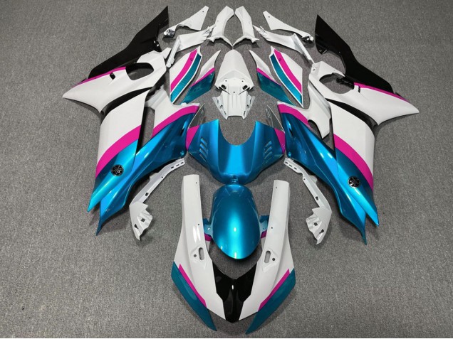 Light Blue and Pink - 2017-2021 Yamaha R6 Light Blue and Pink - 2017-2021 Yamaha R6