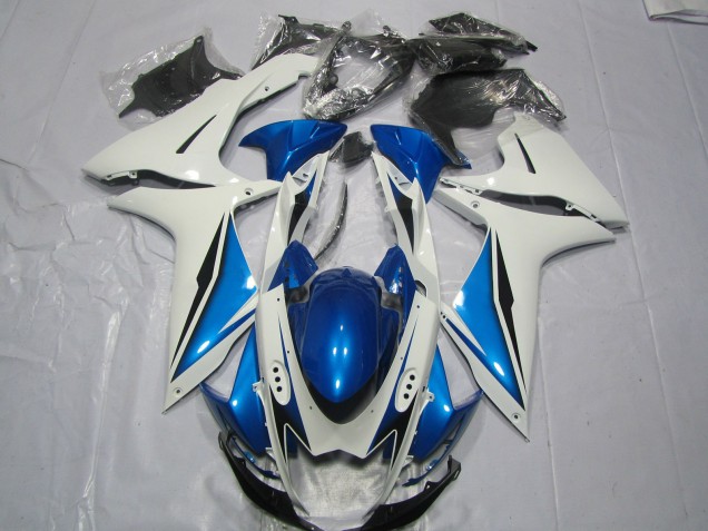 Light Blue and White - 2011-2024 Suzuki GSXR 600-750