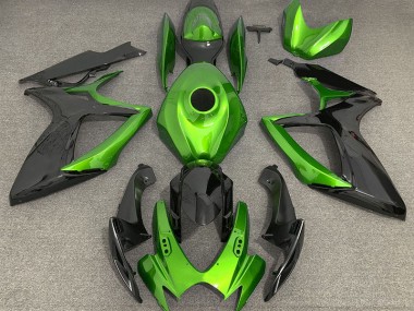 Light Green and Black - 2006-2007 Suzuki GSXR 600-750