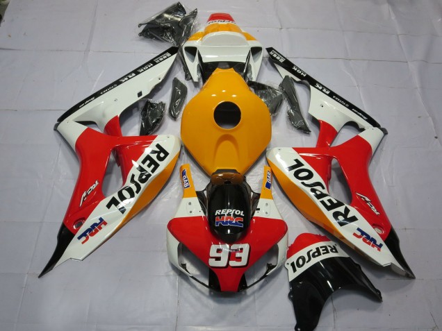 Light Orange White Repsol - 2006-2007 Honda CBR1000RR Light Orange White Repsol - 2006-2007 Honda CBR1000RR
