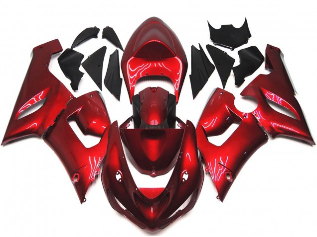 Maroon Red - 2005-2006 Kawasaki ZX6R Maroon Red - 2005-2006 Kawasaki ZX6R