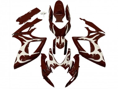 Maroon and White - 2006-2007 Suzuki GSXR 600-750