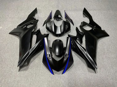 Matte Black & Blue Accents - 2017-2021 Yamaha R6