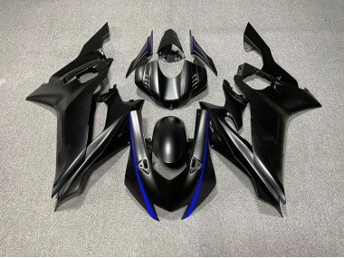 Matte Black & Blue Accents - 2017-2021 Yamaha R6