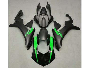 Matte Black & Green - 2015-2019 Yamaha R1