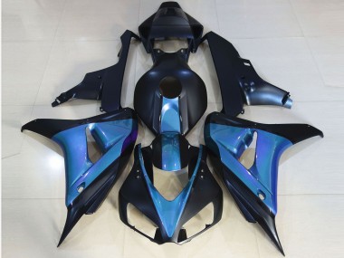 Matte Black & Light Blue - 2006-2007 Honda CBR1000RR