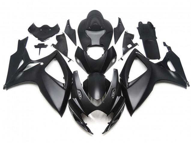Matte Black OEM Custom Style - 2006-2007 Suzuki GSXR 600-750