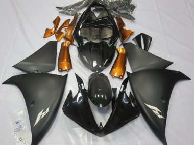 Matte Black & Orange - 2009-2011 Yamaha R1