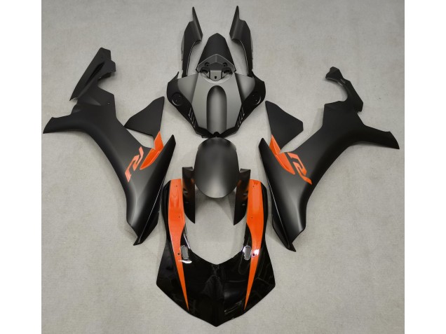 Matte Black & Orange - 2015-2019 Yamaha R1 Matte Black & Orange - 2015-2019 Yamaha R1