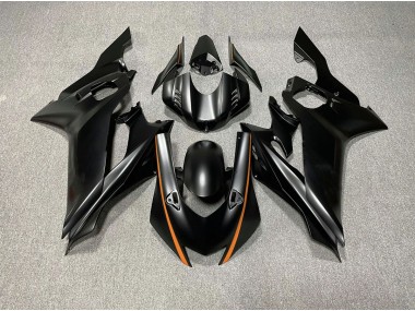 Matte Black & Orange Accents - 2017-2021 Yamaha R6