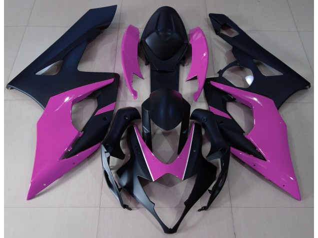 Matte Black & Pink - 2005-2006 Suzuki GSXR 1000 Matte Black & Pink - 2005-2006 Suzuki GSXR 1000