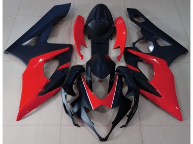 Matte Black & Red - 2005-2006 Suzuki GSXR 1000