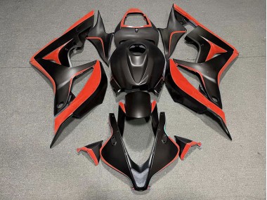 Matte Black & Red - 2007-2008 Honda CBR600RR
