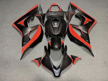 Matte Black & Red - 2007-2008 Honda CBR600RR