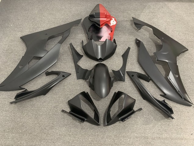 Matte Black & Red - 2008-2016 Yamaha R6 Matte Black & Red - 2008-2016 Yamaha R6