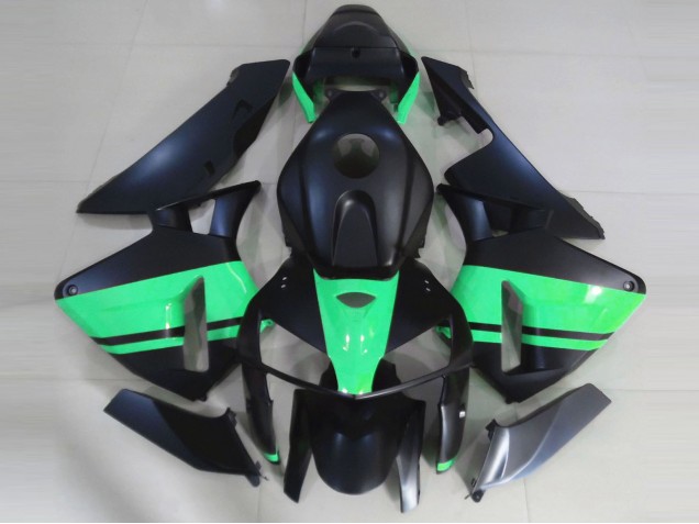 Matte Black & Special Green - 2005-2006 Honda CBR600RR Matte Black & Special Green - 2005-2006 Honda CBR600RR