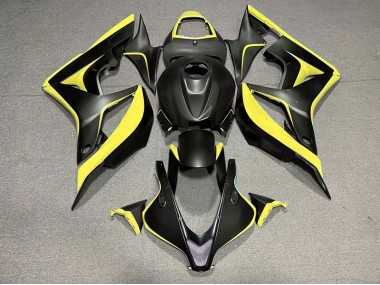 Matte Black & Yellow - 2007-2008 Honda CBR600RR