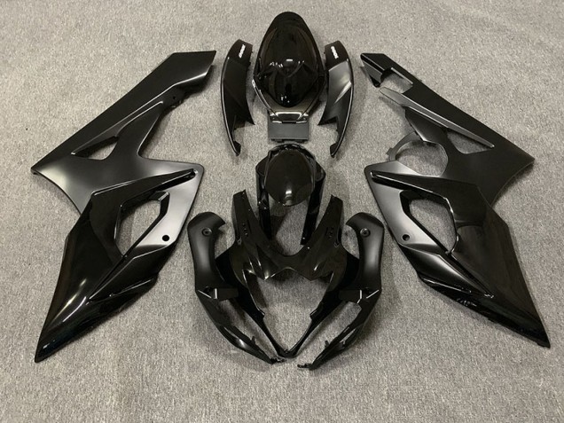 Matte Black and Gloss Black - 2005-2006 Suzuki GSXR 1000 Matte Black and Gloss Black - 2005-2006 Suzuki GSXR 1000