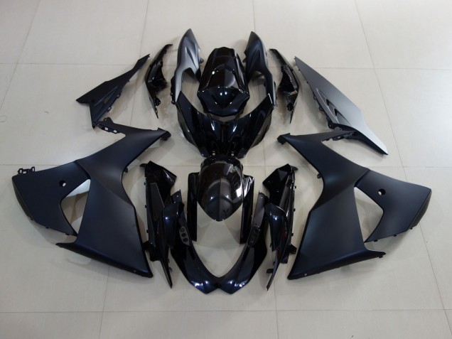 Matte Black and Gloss Black - 2009-2016 Suzuki GSXR 1000