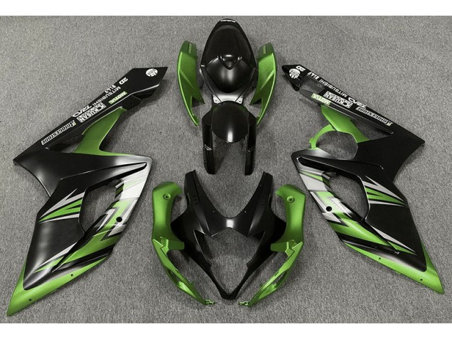 Matte Black and Green - 2005-2006 Suzuki GSXR 1000 Matte Black and Green - 2005-2006 Suzuki GSXR 1000
