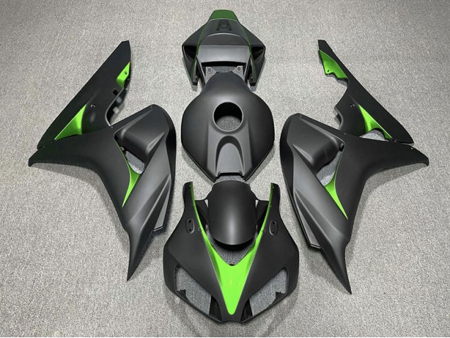 Matte Black and Green - 2006-2007 Honda CBR1000RR Matte Black and Green - 2006-2007 Honda CBR1000RR