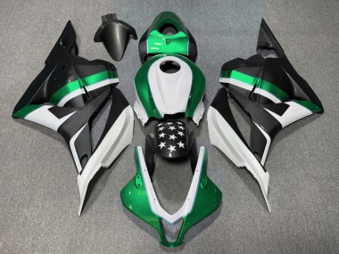 Matte Black and Green Star - 2009-2012 Honda CBR600RR