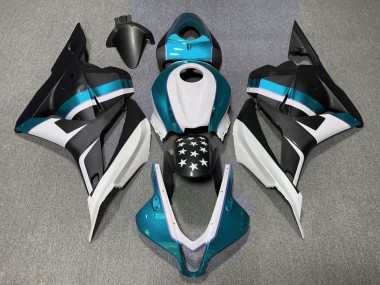 Matte Black and Light Blue Star - 2009-2012 Honda CBR600RR
