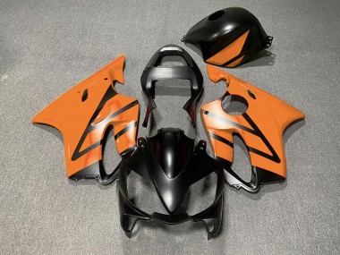 Matte Black and Orange - 2001-2003 Honda CBR600 F4i