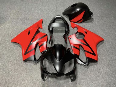 Matte Black and Red - 2001-2003 Honda CBR600 F4i