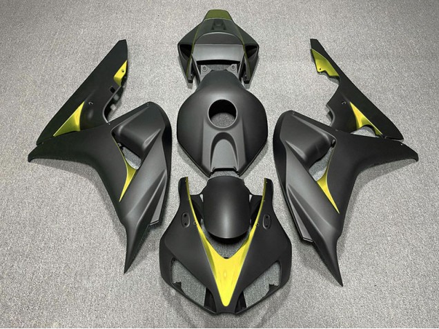 Matte Black and Yellow - 2006-2007 Honda CBR1000RR