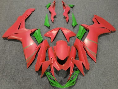 Matte Grapefruit Red & Green - 2011-2024 Suzuki GSXR 600-750