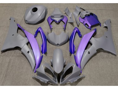Matte Grey & Purple - 2008-2016 Yamaha R6