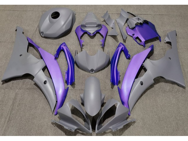 Matte Grey & Purple - 2008-2016 Yamaha R6 Matte Grey & Purple - 2008-2016 Yamaha R6