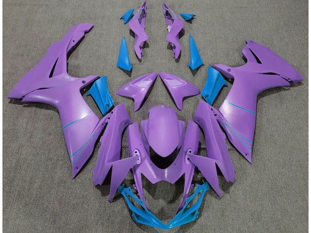 Matte Purple & Blue - 2011-2024 Suzuki GSXR 600-750 Matte Purple & Blue - 2011-2024 Suzuki GSXR 600-750