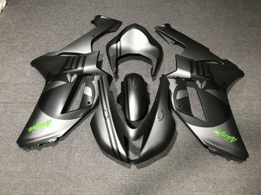 Matte Silver & Skull - 2007-2008 Kawasaki ZX6R