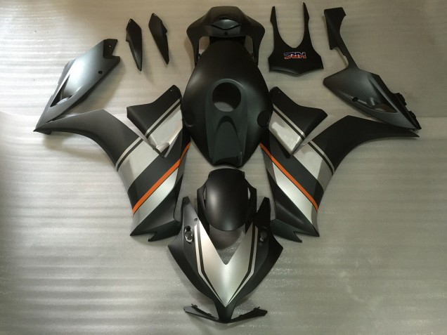 Matte Silver and Black - 2012-2016 Honda CBR1000RR Matte Silver and Black - 2012-2016 Honda CBR1000RR