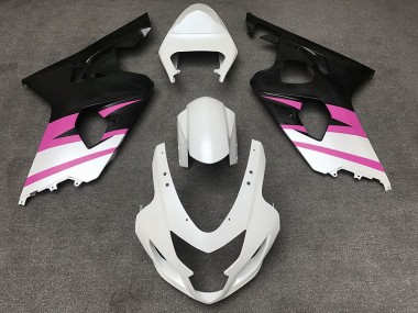 Matte White & Pink - 2004-2005 Suzuki GSXR 600-750