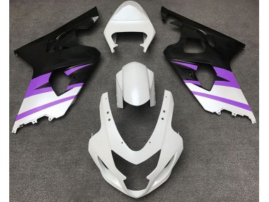 Matte White & Purple - 2004-2005 Suzuki GSXR 600-750