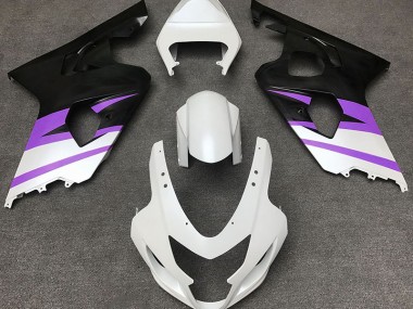 Matte White & Purple - 2004-2005 Suzuki GSXR 600-750
